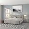 Flash Furniture Platform Bed, Tribeca, King, Light Gray HG-28-GG - alternate 1